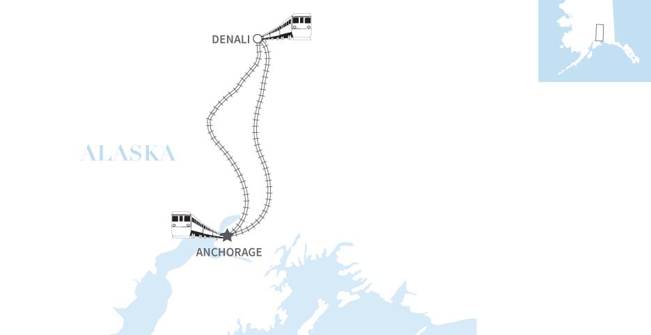 luxury train trips in alaska